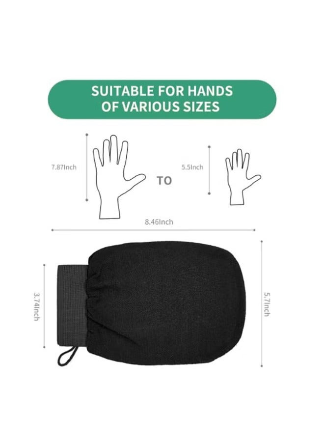 3-Piece  exfoliating bath glove  - Image 2