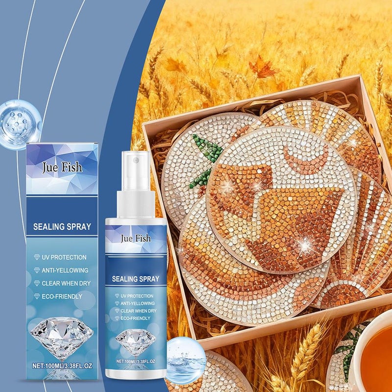 Diamond painting dustproof and brightening spray, diamond embroidery accessories and tools, frameless materials - Image 5