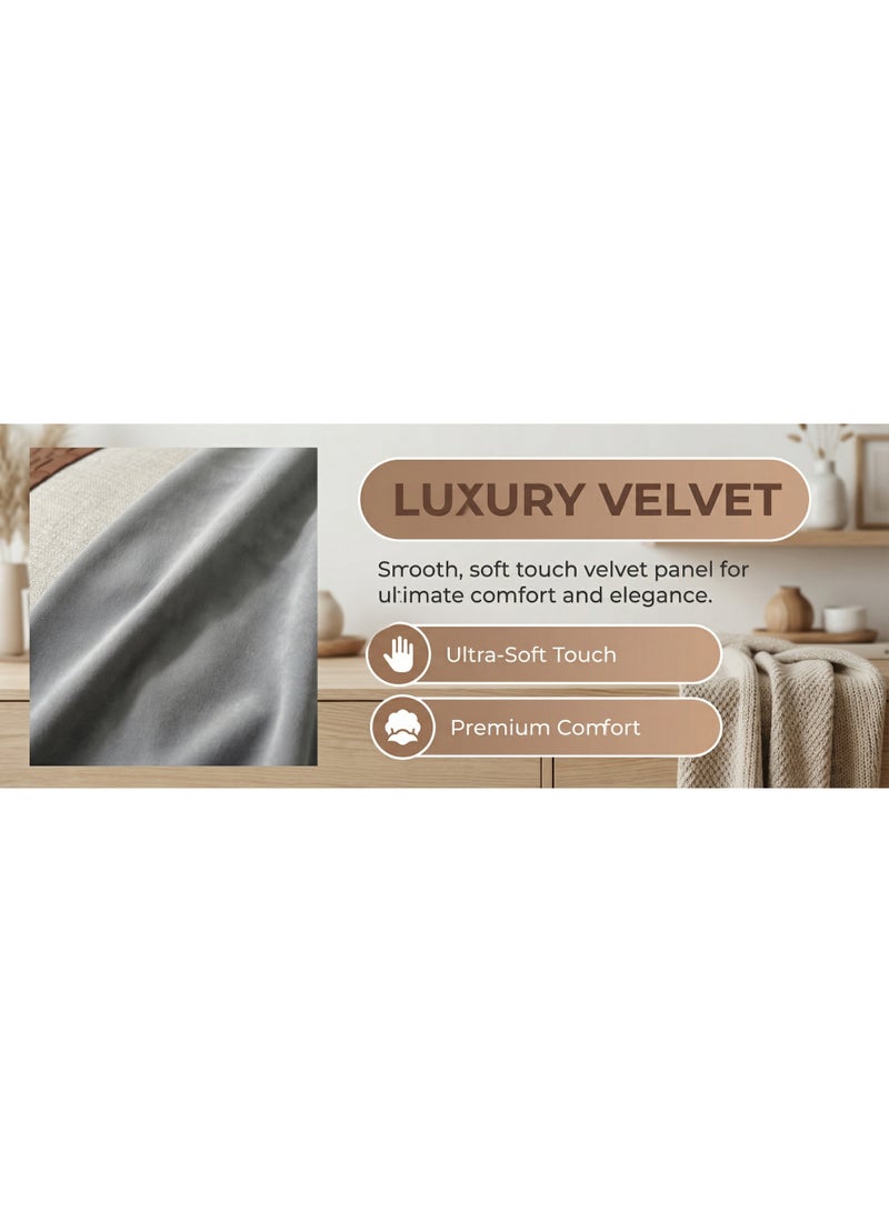 Set of 2 45x45cm Nordic Style Patchwork Pillow Cover – Modern Minimalist Linen Blend Cushion Case for Living Room, Sofa & Bedroom Decor - Image 3