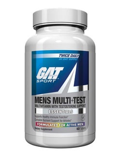GAT SPORT GAT Sport Men's Multi+Test – Multivitamin with Testosterone Support for Active Men (60 Tablets)  - Image 2