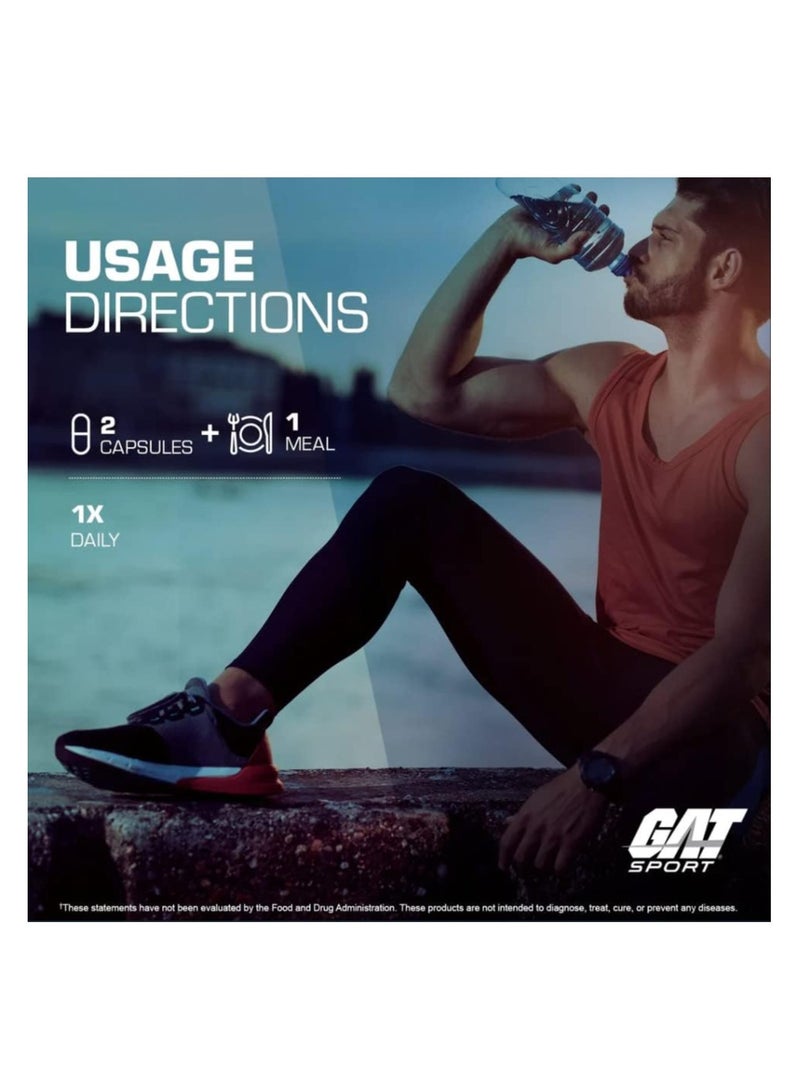 GAT SPORT GAT Sport Men's Multi+Test – Multivitamin with Testosterone Support for Active Men (60 Tablets) - Image 4