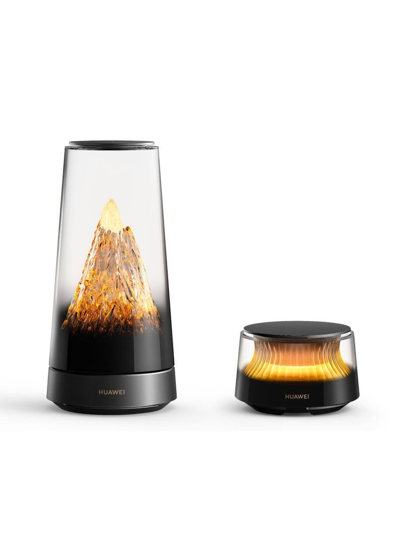 HUAWEI WiFi Mesh X3 Pro Suite, 512MB+128MB Black, WiFi Mesh+, Whole-Home Wi-Fi Coverage, 3.6Gbps Dual-Band Wi-Fi 7, covers 50 meters, dual air vent system with parental control (53030EBJ) black - Image 1