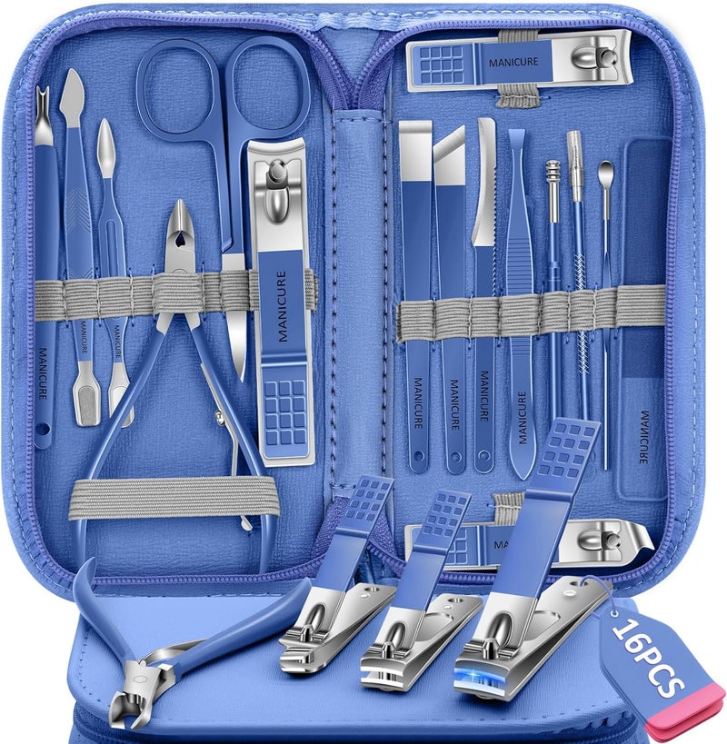BLESWIN 16-Piece Manicure and Pedicure Set - Image 1