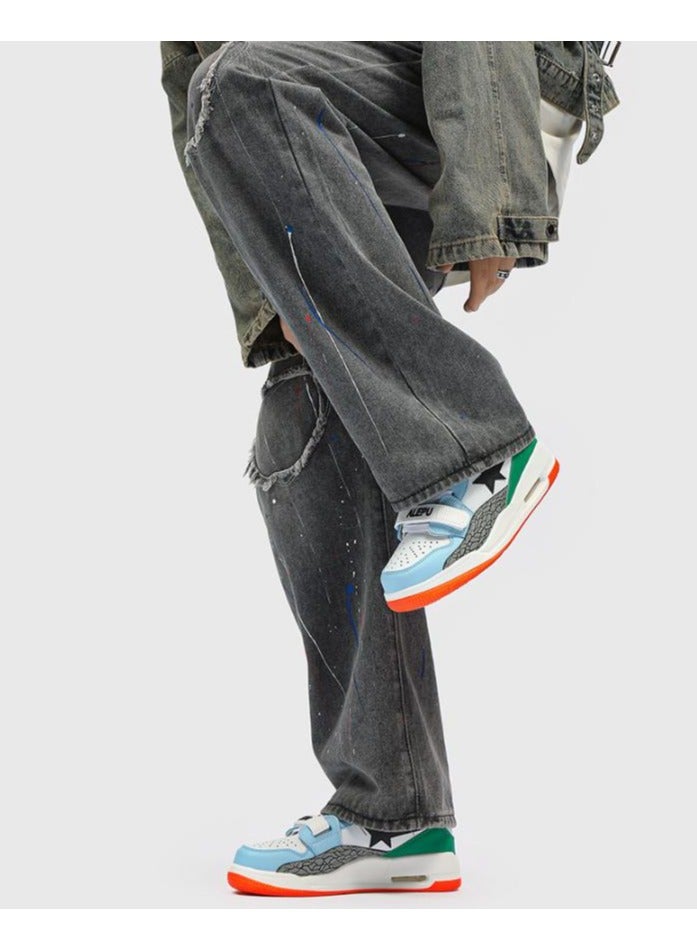 KUYING New Thick Sole Elevated Board Shoes  - Image 4