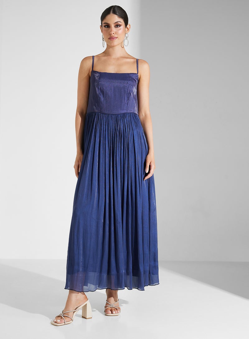 hayas closet Embroidered Overlay Maxi Dress - Image 3