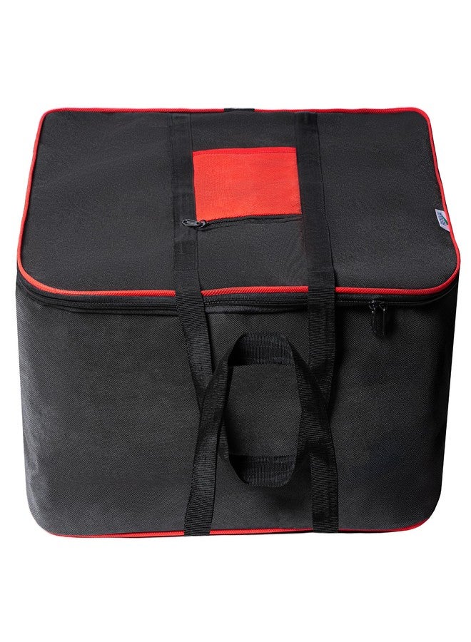 RENVA Underbed Storage Bags | Large Capacity Foldable Storage Containers with Clear Window & Reinforced Handles | 70L Organizer for Blankets, Comforters, Bedding & Clothes (Adam, 1 pc) - Image 3