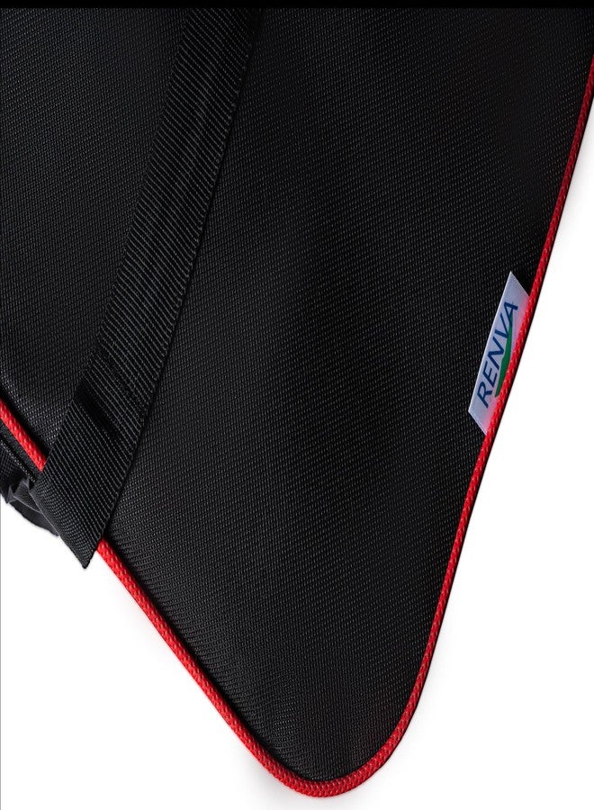 RENVA Underbed Storage Bags | Large Capacity Foldable Storage Containers with Clear Window & Reinforced Handles | 70L Organizer for Blankets, Comforters, Bedding & Clothes (Adam, 1 pc) - Image 4