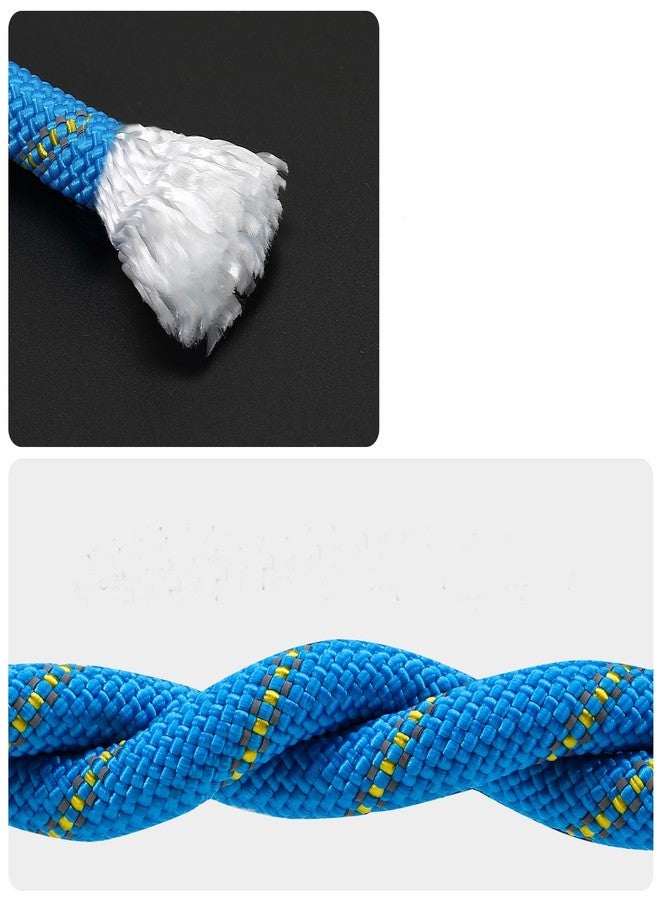 NorthPada 3/8 in (10mm) x 164 ft (50Meter) Static Nylon Heavy Duty Outdoor Climbing Rope for Knotting Practice, Arborist Tree Work, Marine Anchor Boat, Rappelling Emergency, Swing, Blue - Image 2