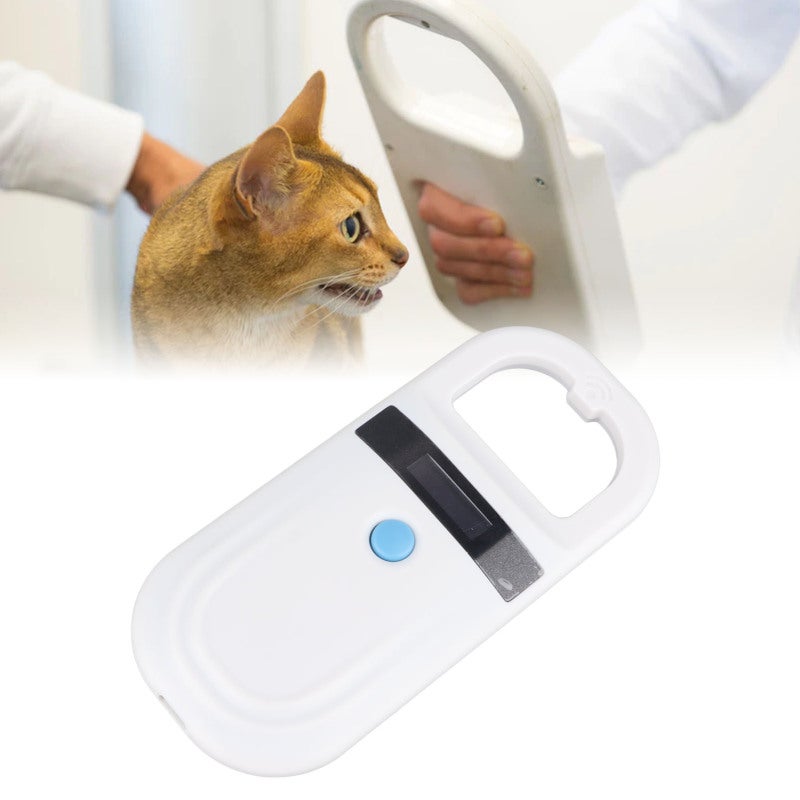 Pet Microchip Scanner Rechargeable Handheld ISO11784 FDX B EMID Reader - High Brightness Display Portable Animal ID Scanner for Farm Management - Image 4