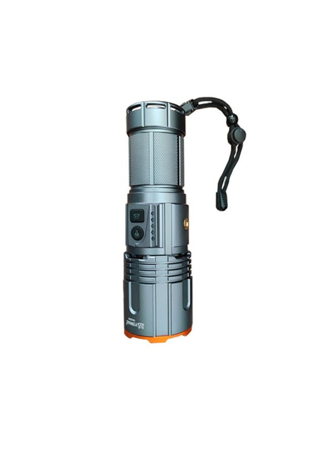 YEMAO Rechargeable High-Power Flashlight YM-G520 with Night Light and Power Bank Function by Yemao Powerful all-in-one lighting tool with high-capacity 9000mAh battery, USB charging, multiple lighting modes, night lamp function, and durable aluminum alloy body. Ideal for home, camping, hiking, emergencies, and travel. - Image 1