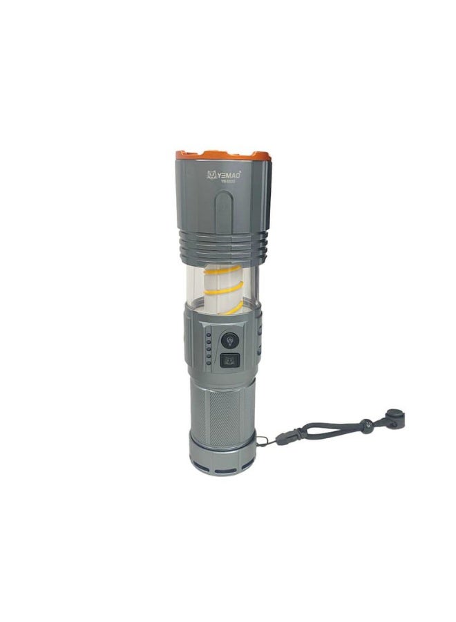 YEMAO Rechargeable High-Power Flashlight YM-G520 with Night Light and Power Bank Function by Yemao Powerful all-in-one lighting tool with high-capacity 9000mAh battery, USB charging, multiple lighting modes, night lamp function, and durable aluminum alloy body. Ideal for home, camping, hiking, emergencies, and travel. - Image 2