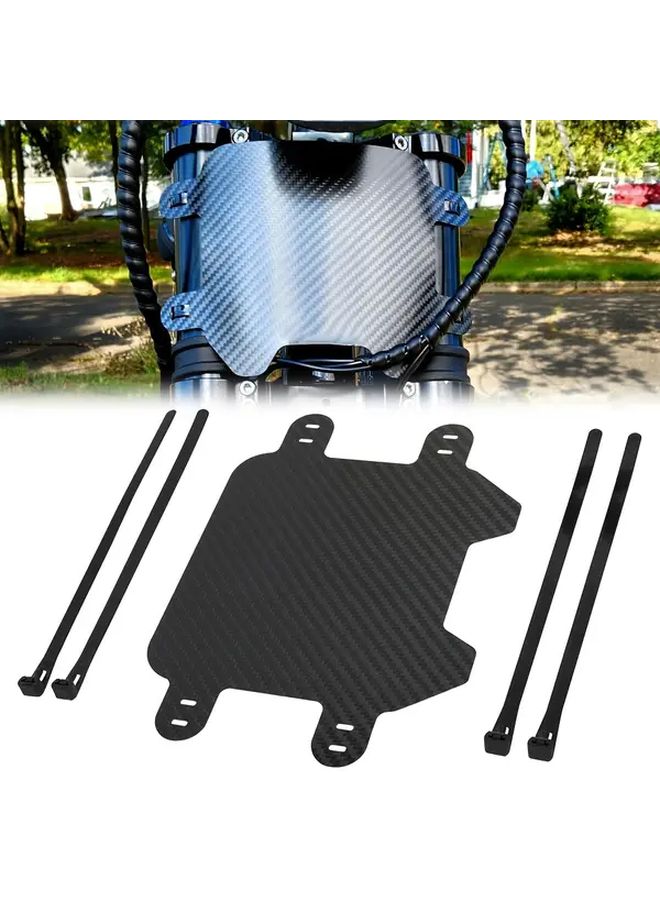 Carbon Fiber Front Number Plate for Sur Ron Light Bee X3 X4 X160 X260 Electric Dirt Bike - Image 2
