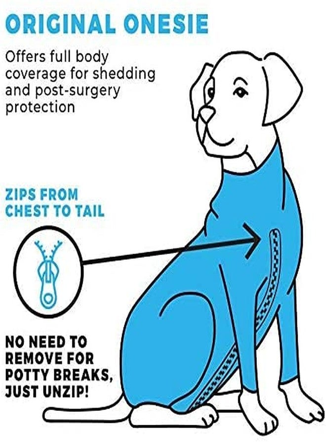 Shed Defender Sport Dog Onesie for Shedding — Seen on Shark Tank, Dog Shed Suit, Dog Pajamas, Anti Shedding Bodysuit for Dogs, Lightweight Breathable Dog Suit, Anxiety Calming Shirt, Designed in USA - Image 2