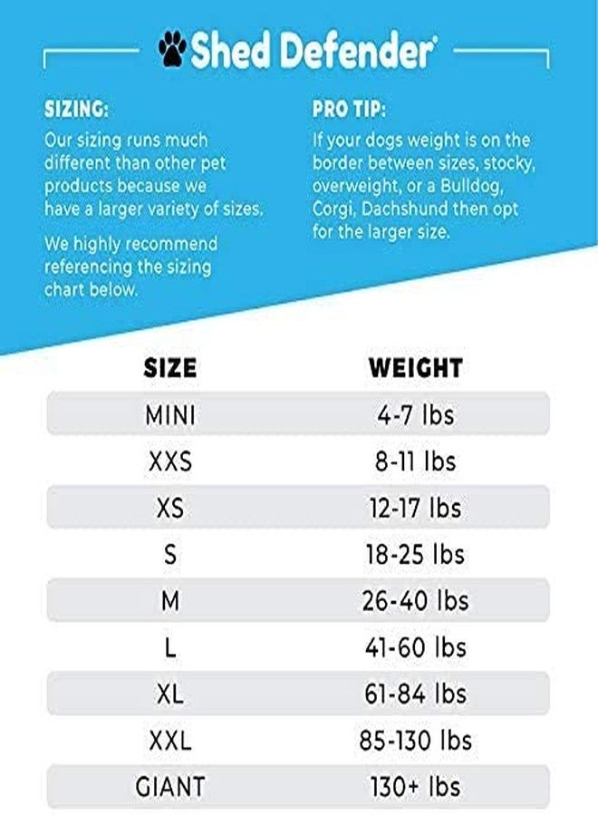 Shed Defender Sport Dog Onesie for Shedding — Seen on Shark Tank, Dog Shed Suit, Dog Pajamas, Anti Shedding Bodysuit for Dogs, Lightweight Breathable Dog Suit, Anxiety Calming Shirt, Designed in USA - Image 5