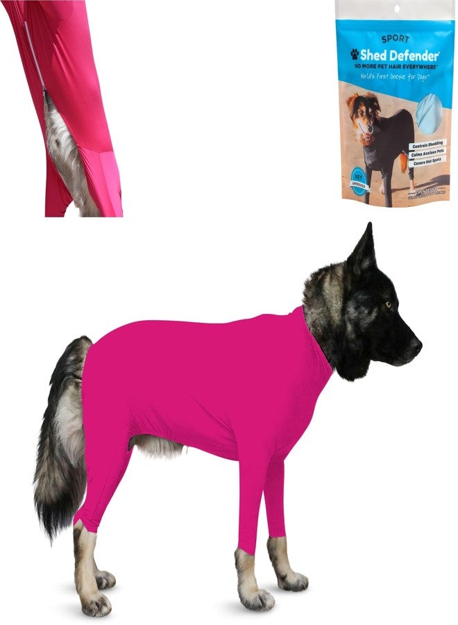 Shed Defender Sport Dog Onesie for Shedding — Seen on Shark Tank, Dog Shed Suit, Dog Pajamas, Anti Shedding Bodysuit for Dogs, Lightweight Breathable Dog Suit, Anxiety Calming Shirt, Designed in USA - Image 1