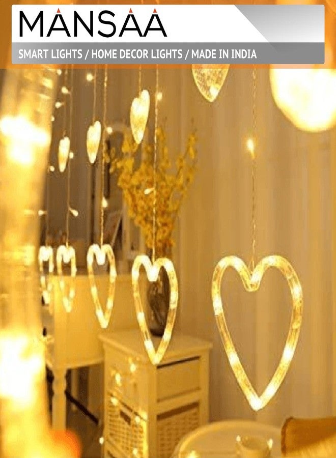 MANSAA M33 Heart Light | | Yellow Color | 6 Big and 6 Small Heart | Direct Plug in | Home Decor LED Light - Image 3