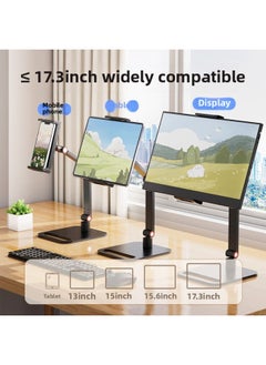 Generic Explosions Portable Display Display Screen Bracket Shooting Live Mobile Phone Desktop Tablet Bracket Game Dedicated-Color:Black Clip-on Three Arms [magnetic Style]  - Image 4