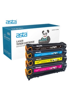 Asta ASTA 131A Toner Set CF210A CF211A CF212A CF213A Compatible For HP LaserJet Pro 200 M251 M276 M275 Printer Premium 210A 211A 212A 213A 131 210 211 212 213 A  - Image 1