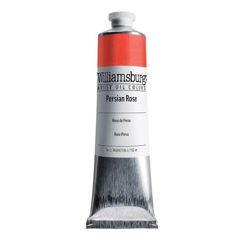 Williamsburg Artist Oil Colors by GOLDEN, Persian Rose, 150 ml tube, Professional Oil Paint, Opaque - Image 1