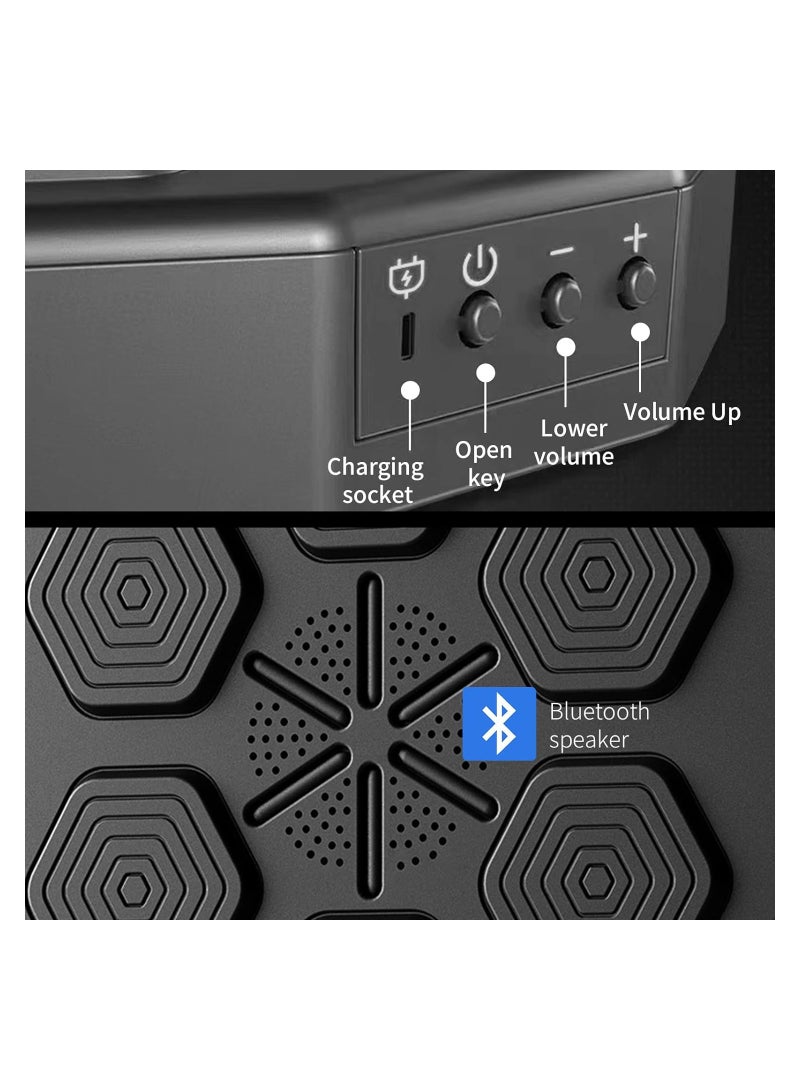 Generic Electronic Music Boxing Machine,Bluetooth Smart Boxing Machine with 1 Pairs of Boxing Gloves,Wall Mounted Punching Pad Machine  - Image 5