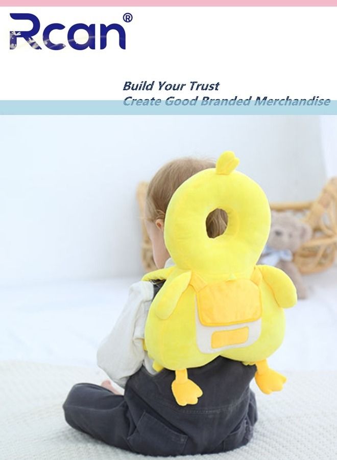 Rcan Baby Head Protector Toddlers Head Safety Pad Cushion Adjustable Toddlers Head Safety Pad Cushion Backpack Baby Back Protection for Crawling & Walking for Age 4-24Months  - Image 1