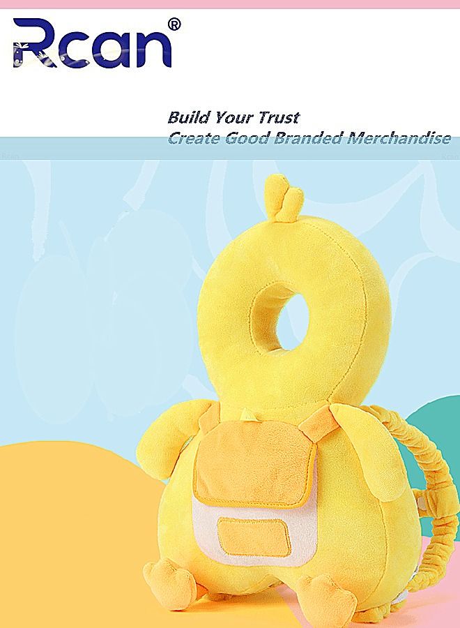 Rcan Baby Head Protector Toddlers Head Safety Pad Cushion Adjustable Toddlers Head Safety Pad Cushion Backpack Baby Back Protection for Crawling & Walking for Age 4-24Months  - Image 4