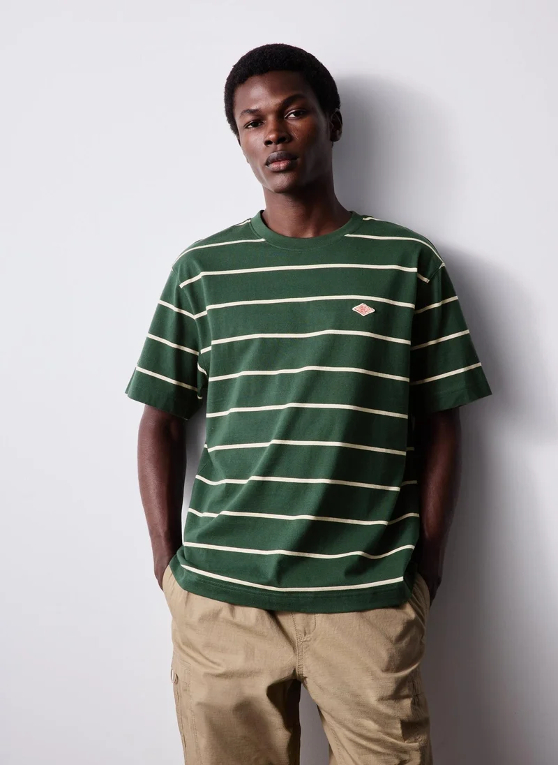 ماتلان Green Striped T-Shirt
