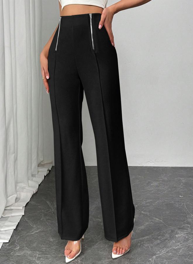 تايك تو بنطال بخصر مرتفع وقصة واسعة - Image 4