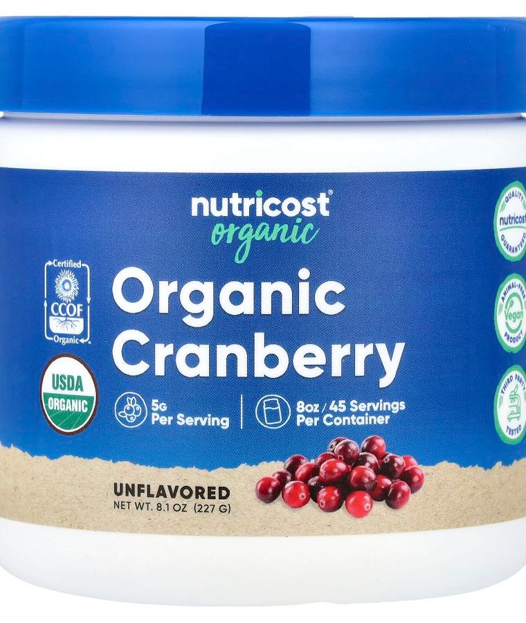 Organic Cranberry Unflavored 8.1 oz (227 g)