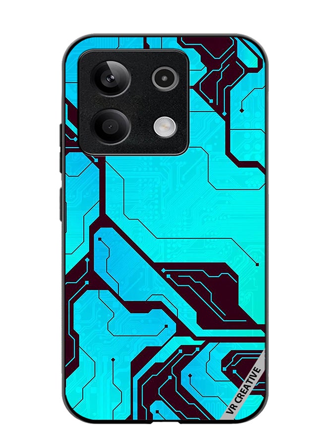 VR CREATIVE Protective Case Cover For Xiaomi Poco X6 Tech A-02 Design Multicolour - Image 1