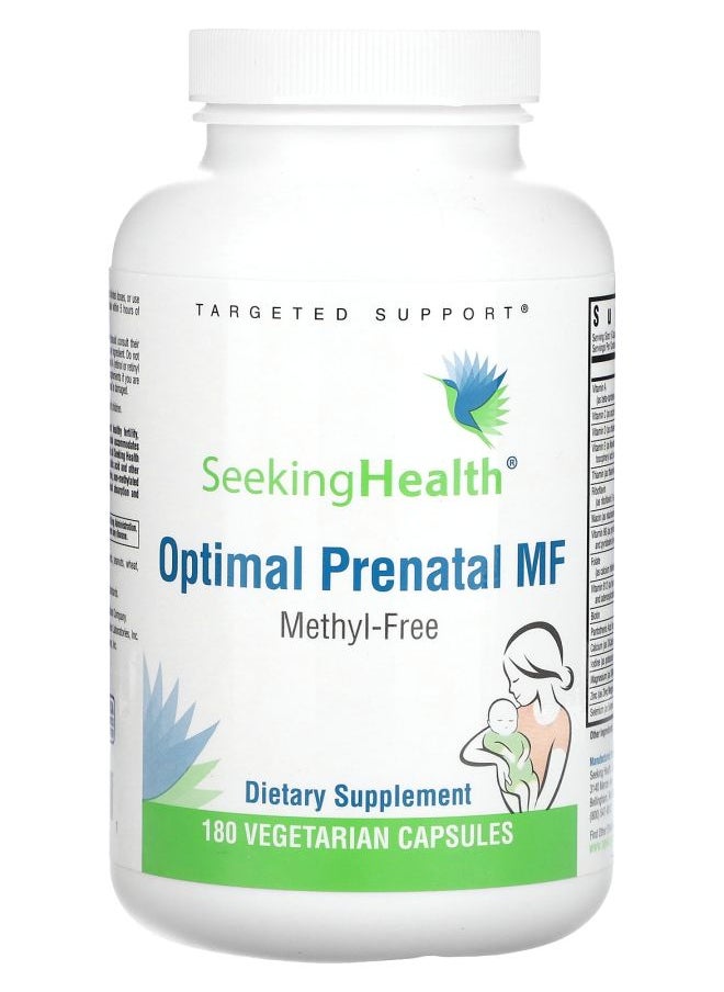 Seeking Health - Optimal Prenatal MF 180 Vegetarian Capsules - Image 1