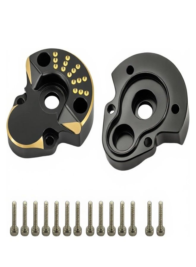 FSDKEDUF 44g 2PCS Black Coating Brass Outer Portal Housing Metal for Redcat Ascent-18 Rc Car Upgrade Parts Crawler Accessories 1/18 Scale - Image 2