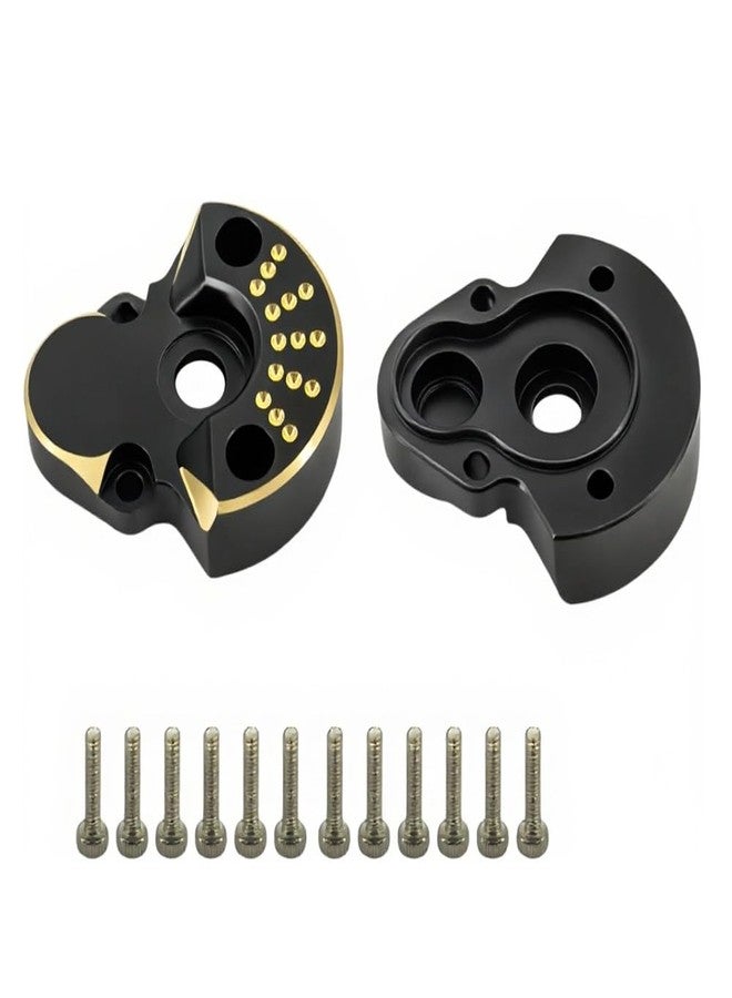 FSDKEDUF 44g 2PCS Black Coating Brass Outer Portal Housing Metal for Redcat Ascent-18 Rc Car Upgrade Parts Crawler Accessories 1/18 Scale - Image 3