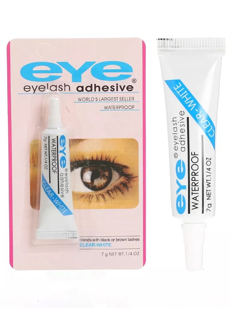 Eye 1PC Light Blue False Eyelash Glue Waterproof Adhesive Eye Makeup Tool - Image 1