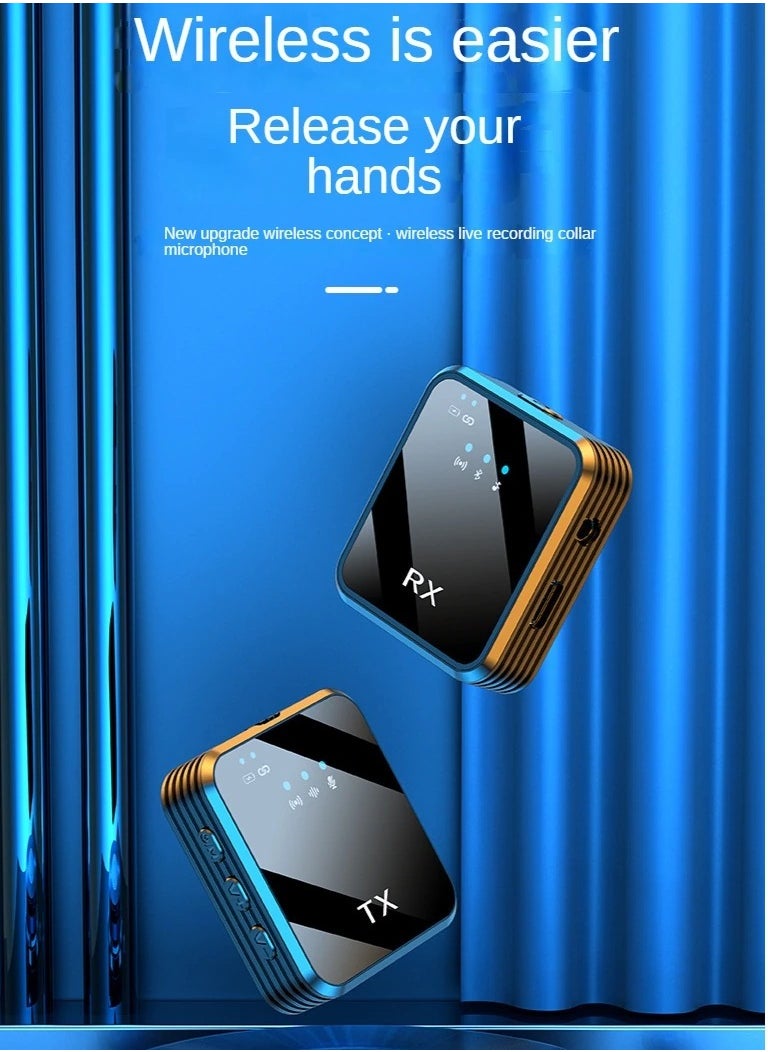 General - Portable Wireless Noise Canceling Microphone Anti Interference for Recording iPhone Android Video Speech - Image 1