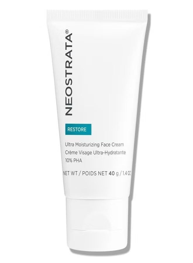 NEOSTRATA Ultra Moisturizing Face Cream Strengthening PHA Emollient with Vitamin E For Dry, Sensitive Skin Non-Comedogenic, Fragrance-Free, 40 g. - Image 1