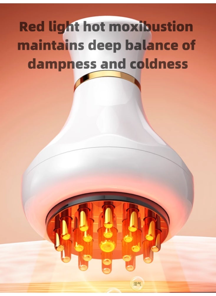 تدليك كهربائي للجسم بأكمله ، الاستخدام المنزلي ، الكتف والرقبة ، فرشاة العضلات ، كشط الساق ، التدليك ، المعدة والظهر ،  المباراة الكاملة - مسحوق زهرة الكرز - Image 5