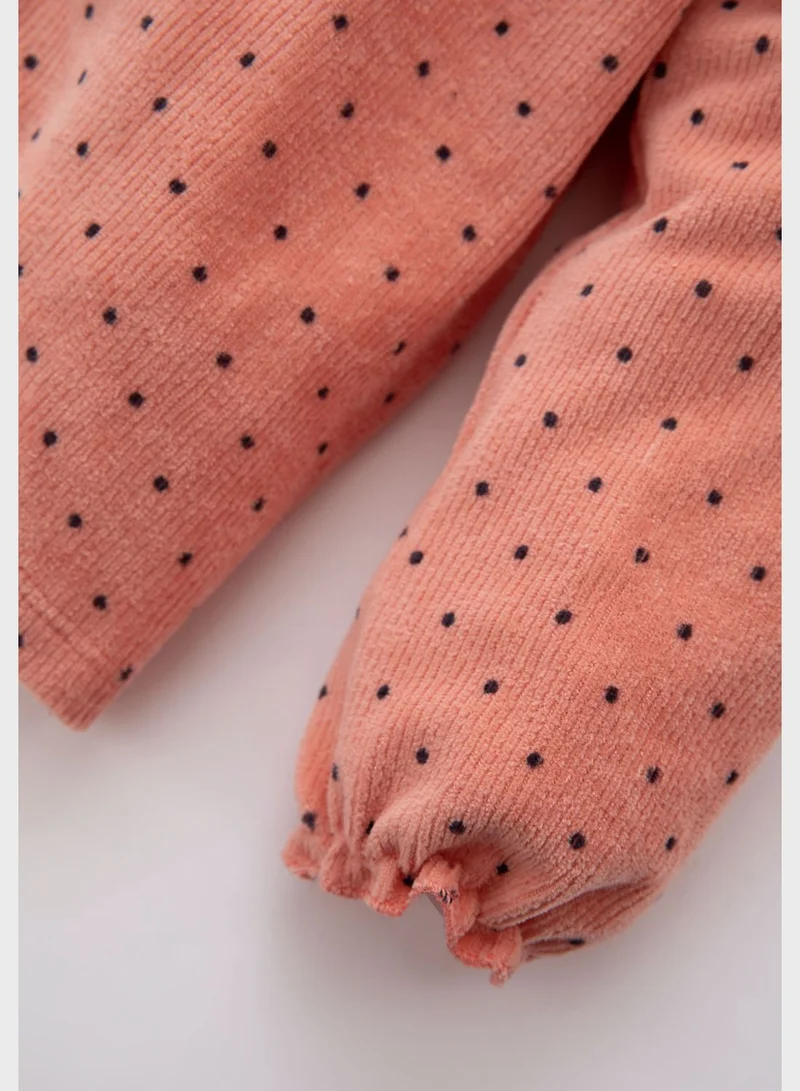 DeFacto Kids Dot Print Top & Knicker Set