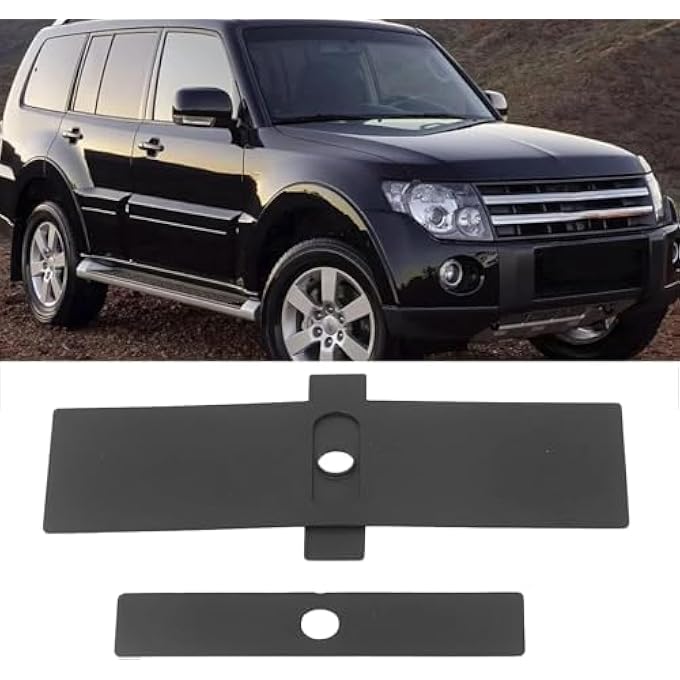 rayihni Car Shift Panel Dust Cover 8015A066 8015A065 2PCs Shift Lever Panel Trim Strip Easy to Install Gear Shift Panel Cover Replacement for Mitsubishi Pajero V93 V80 V87 V97 8015A066 8015A065 - Image 5