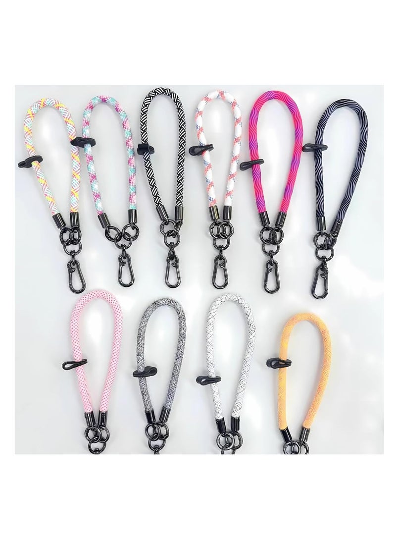 Generic Premium Wrist Strap Cell Phone Lanyard anti theft, Soft Nylon Thick Rope, Phone Hand Strap With Phone Patch Compatible with Phone, Airpods, Purse, Keychain and More 20 Cm  - Image 3