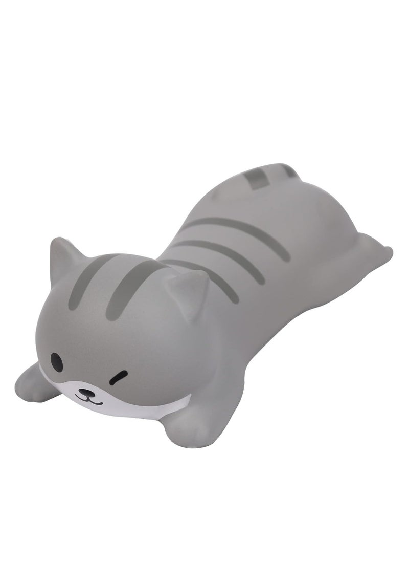 Oasisgalore Mini Cat-Shaped Ergonomic Wrist Rest Mouse Pad - Cute Cartoon Memory Foam Mousepad  - Image 1