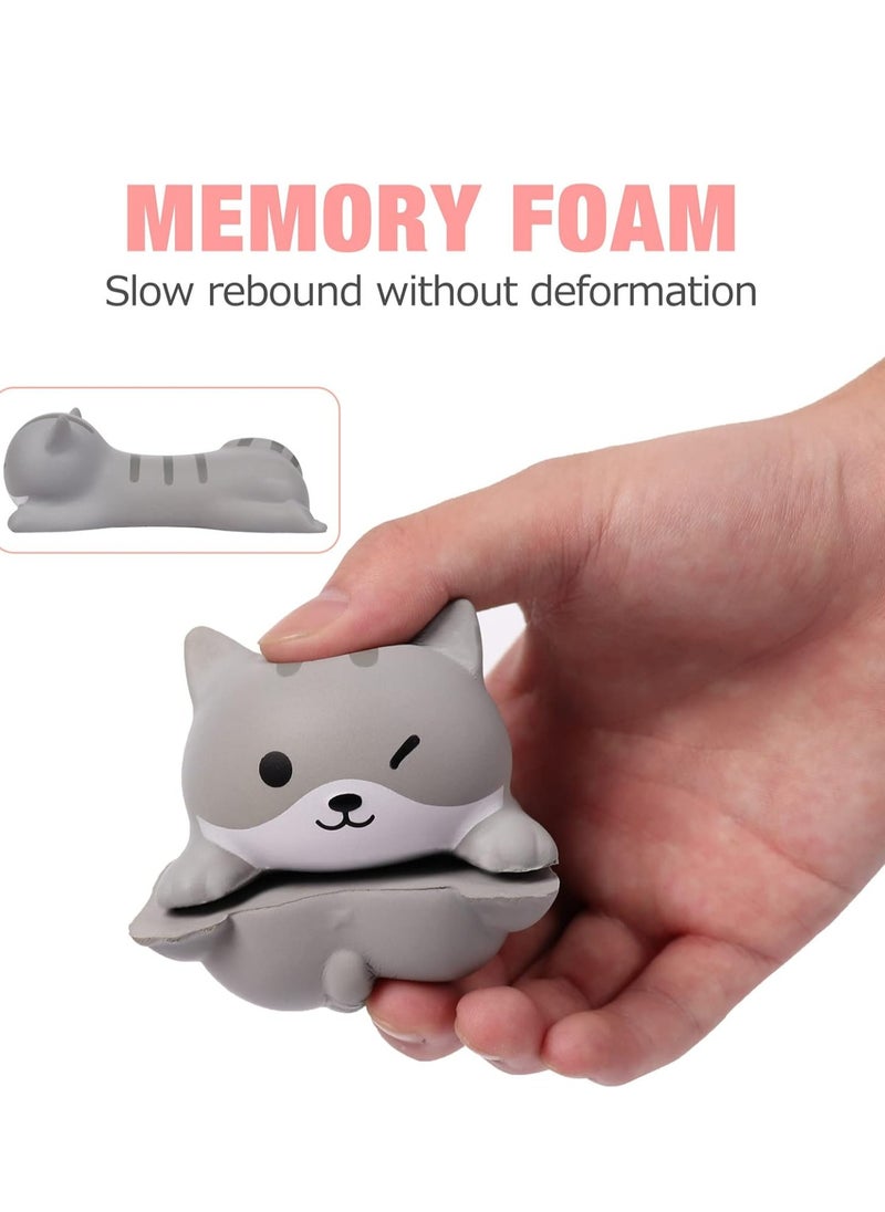 Oasisgalore Mini Cat-Shaped Ergonomic Wrist Rest Mouse Pad - Cute Cartoon Memory Foam Mousepad  - Image 3