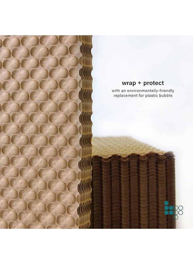 Generic Bubble Paper 30 Sheets Packing Paper Durable Kraft Bubble Wrap for Moving Eco Friendly Bubble Wrap Alternative Sustainable Shipping Supplies for Small  - Image 2