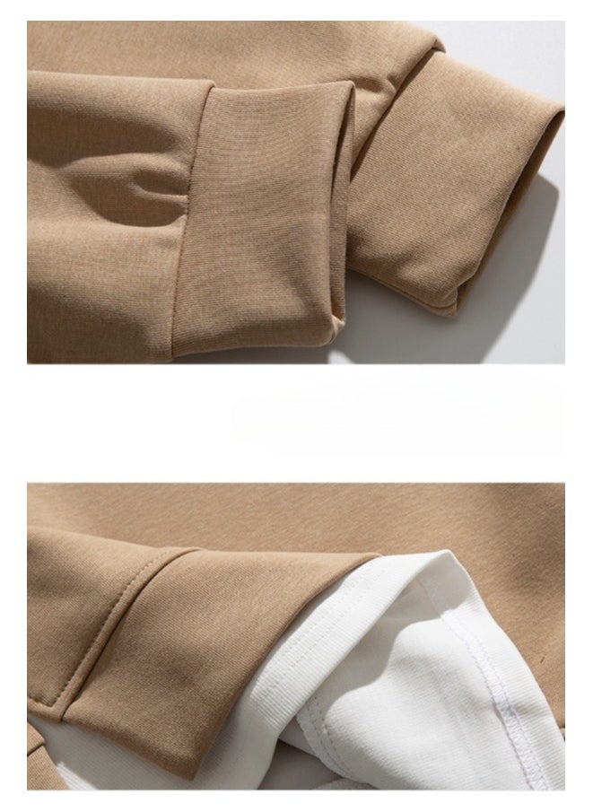WASSUP NEST - New WASSUP NEST Loose Casual Round Neck Hoodie - Image 1