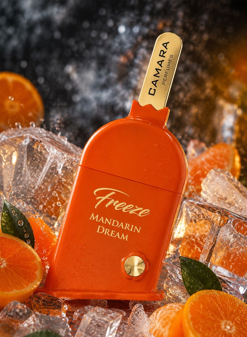 Camara Freeze Mandarin Dream EDP by Camara Perfumes 90ml | Long-Lasting Floral Fruity Unisex Perfume with Mandarin, Pear & Vanilla - Image 4