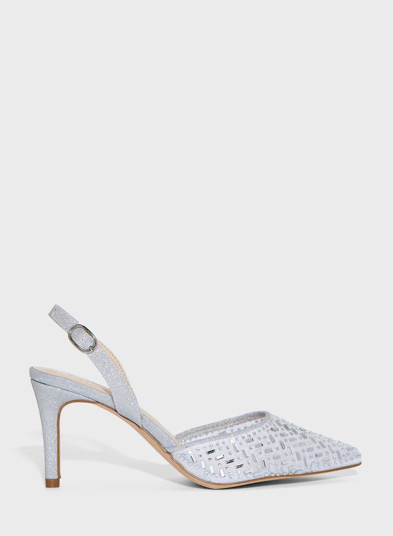 Ella Limited Edition Embellished Pointed-Toe Pumps