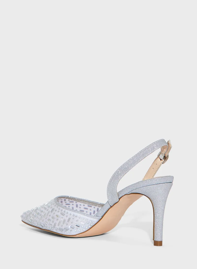 Ella Limited Edition Embellished Pointed-Toe Pumps