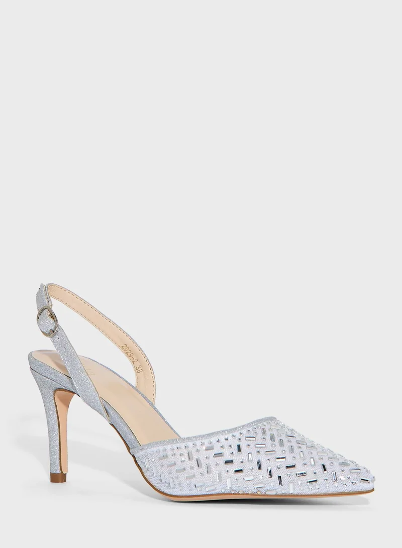 Ella Limited Edition Embellished Pointed-Toe Pumps