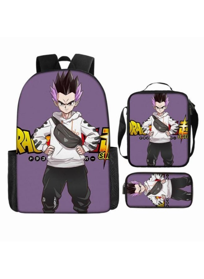 عام حقيبة ظهر مطبوعة عالمية مشتركة - مجموعة حقائب ظهر من ثلاث قطع (متوفرة للطلاب والأطفال والأصدقاء في النزهايات وتسلق الجبال وما إلى ذلك) - 49 - Image 2