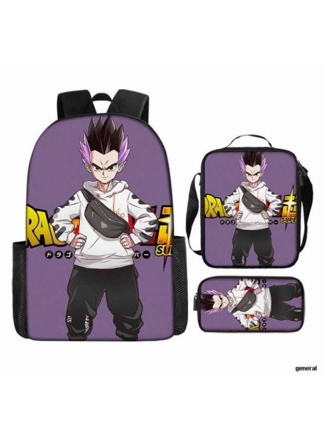 عام حقيبة ظهر مطبوعة عالمية مشتركة - مجموعة حقائب ظهر من ثلاث قطع (متوفرة للطلاب والأطفال والأصدقاء في النزهايات وتسلق الجبال وما إلى ذلك) - 49 - Image 1